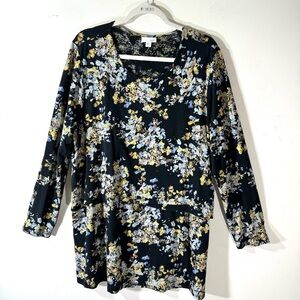 J.Jill Floral Tunic Layered Look